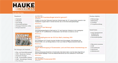 Desktop Screenshot of hauke-verlag.de